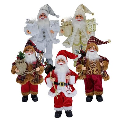 Santa Claus Doll Christmas decorations Standing Old Man. Chi