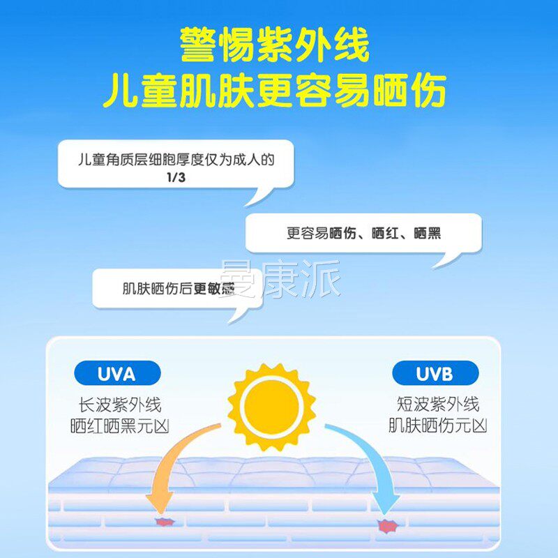 儿防晒雾宝宝幼婴儿学生童党小孩子青少防年喷胖专TUZ用东晒霜物