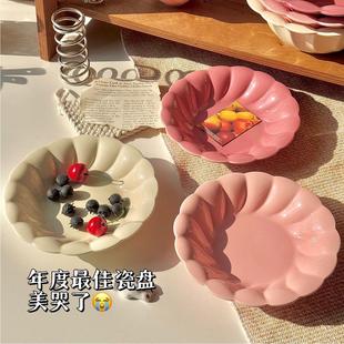 碗碟套装 2025新款 家用陶瓷in风高颜值饭碗盘子餐具乔迁新居喜庆