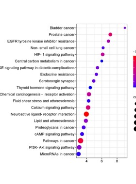生信生信分析mRNA miRNA lncRNA相关性分析散点图共表达