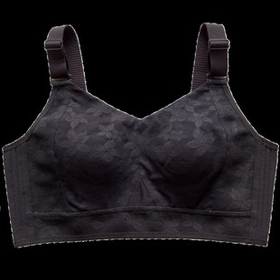 大胸显小胸内衣女薄款光面防下垂无G钢圈大码全罩杯运动文胸罩