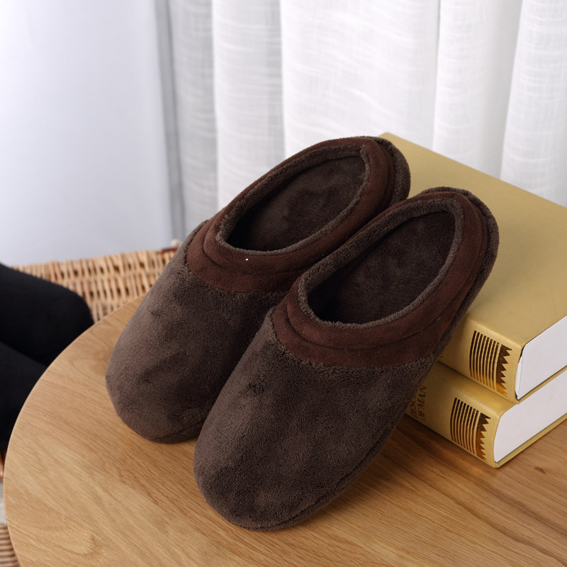 秋冬季棉拖鞋男士室内防滑软底木地板亚麻防滑超软厚底包跟棉拖鞋,居家布艺,居家棉拖/棉鞋,淘宝优惠券,粉丝福利购,淘宝优惠卷
