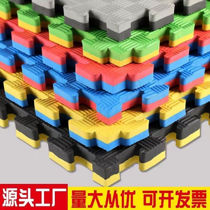 跆拳道垫子舞蹈武术散打加厚训练1m*1m泡沫地垫淘气堡幼儿园
