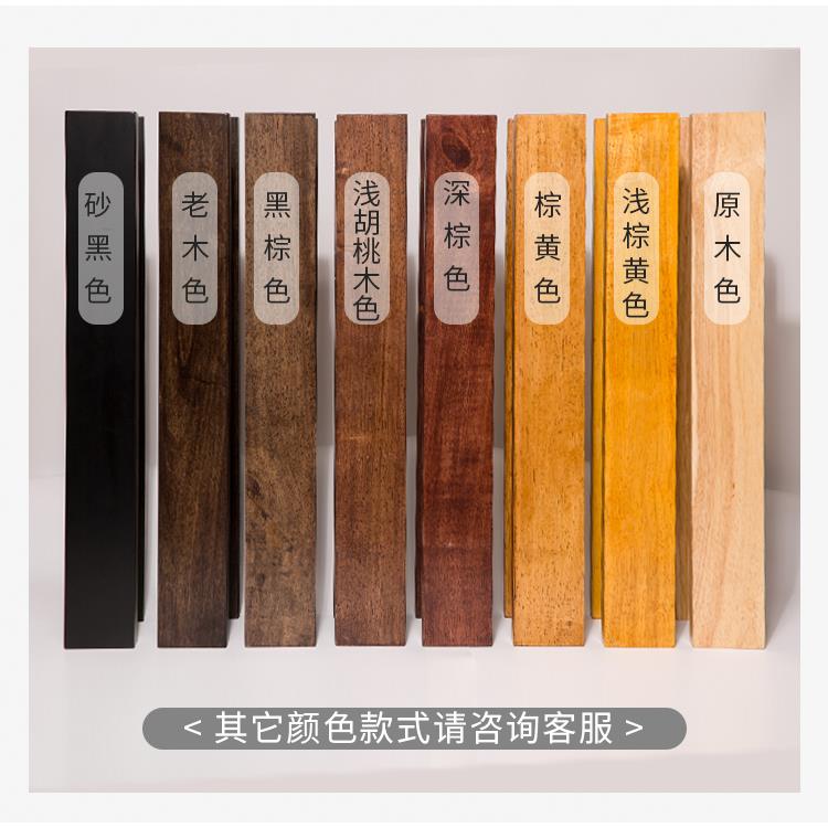 玻璃门拉手实木定制可雕刻LOGO中式酒店门店大门扶手原木大把手