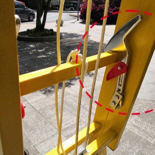 梯子配件铝合金伸缩升降家用人字D梯卡位卡簧固定导牙限位卡扣