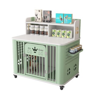 木质狗笼家居风格 现代轻奢宠物笼猫狗通用窝中小型犬别墅意式 狗屋