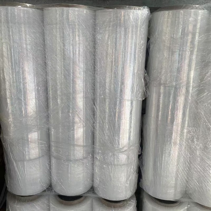 现货透明捆箱拉伸缠绕膜45cm pe保鲜膜