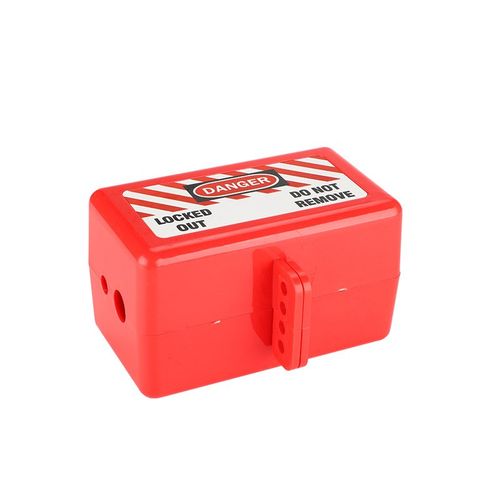 曼润斯工业电器插头锁电工电气安全锁气动插头锁家用电气插头锁盒