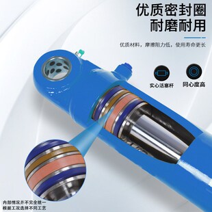 液压油缸30T前法兰双向油顶单向实力厂家液压系统HSG工程电动升降