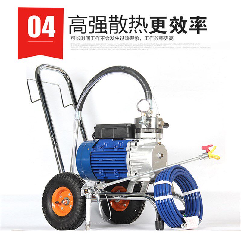 电动高压管无气喷涂机喷乳胶漆腻子大功率工程喷油漆机小型家用