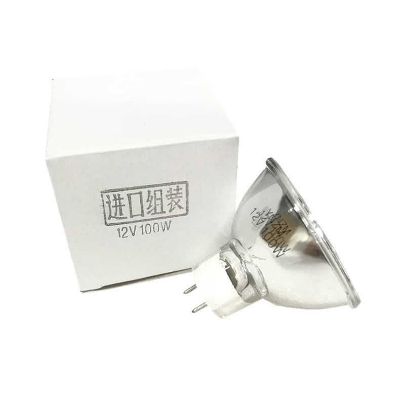 广州标旗光谱仪卤素灯泡YNZM 12V100W G6.35 1000小时 进口组装