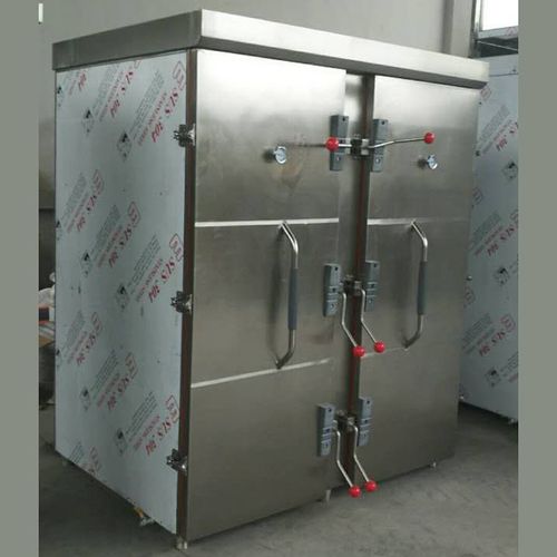 电蒸房商用电气通用蒸房不锈钢蒸箱双门72盘推车式馒头包子蒸房