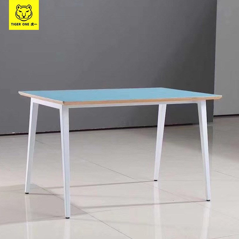 虎一办公家具公司工厂员工食堂餐桌椅组合成套简约现代酒店快餐厅
