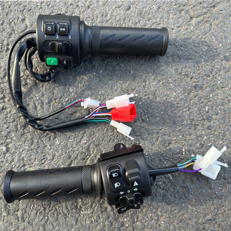 电动车防水小猴子改装开关大牛小大牛n7调速转把一体开关哈铃g63