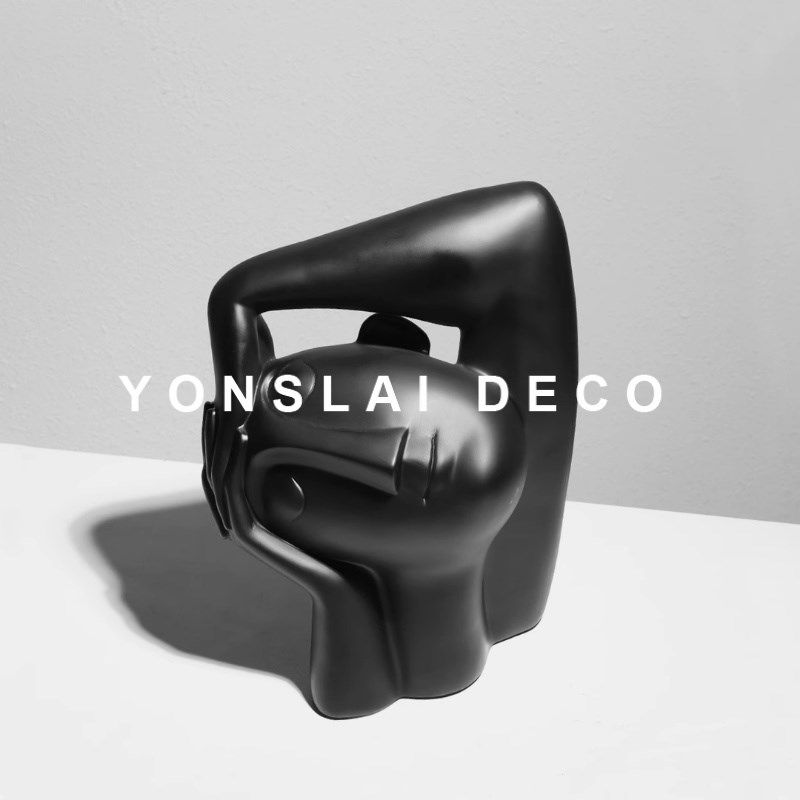 现代艺术抽象人物雕塑样板间售楼处酒店软装客厅电视柜饰品,家居饰品,装饰摆件,淘宝优惠券,粉丝福利购,淘宝优惠卷