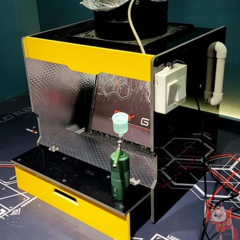 负压喷涂箱小型桌面水帘