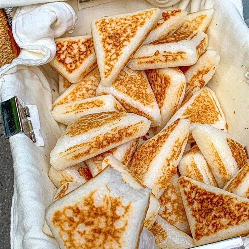 新货重庆三角粑稻香三角粑四川三角粑三角米糕发糕熨斗糕老式手工