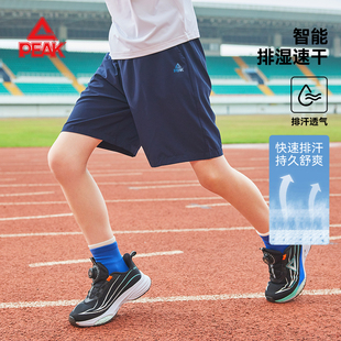匹克童装男童短裤2025夏季透气五分裤儿童速干裤男大童宽松运动裤