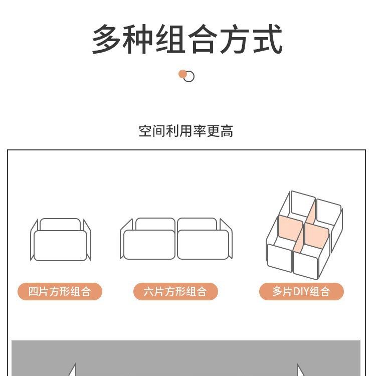 不占地小猫咪围栏宠物兔子专用狗笼子室内可拆卸阳台半封闭护栅栏