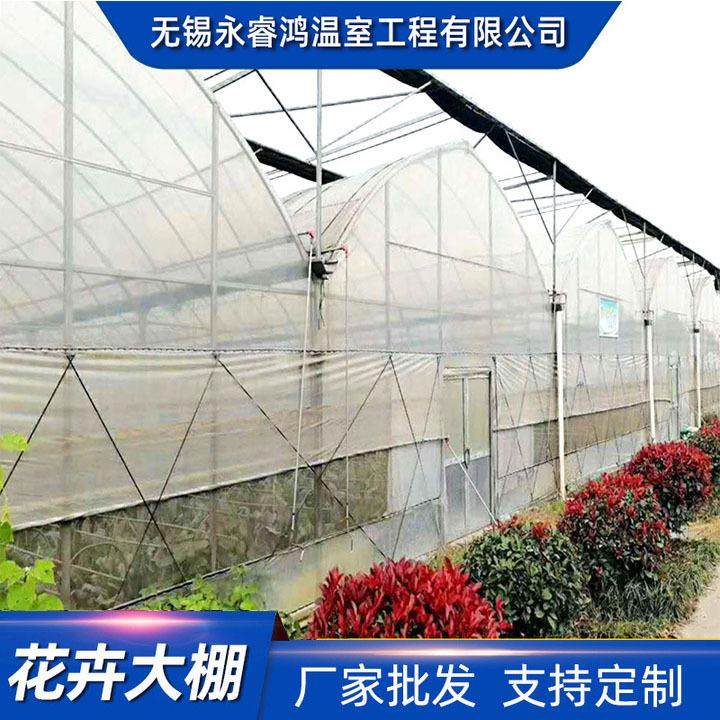 薄膜连栋温室大棚 农用大棚薄膜花卉大棚钢管骨架
