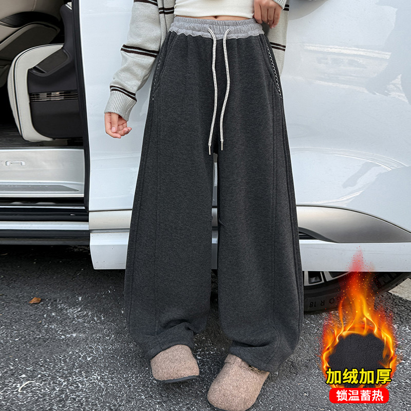 【送运费险】加绒加厚运动卫裤