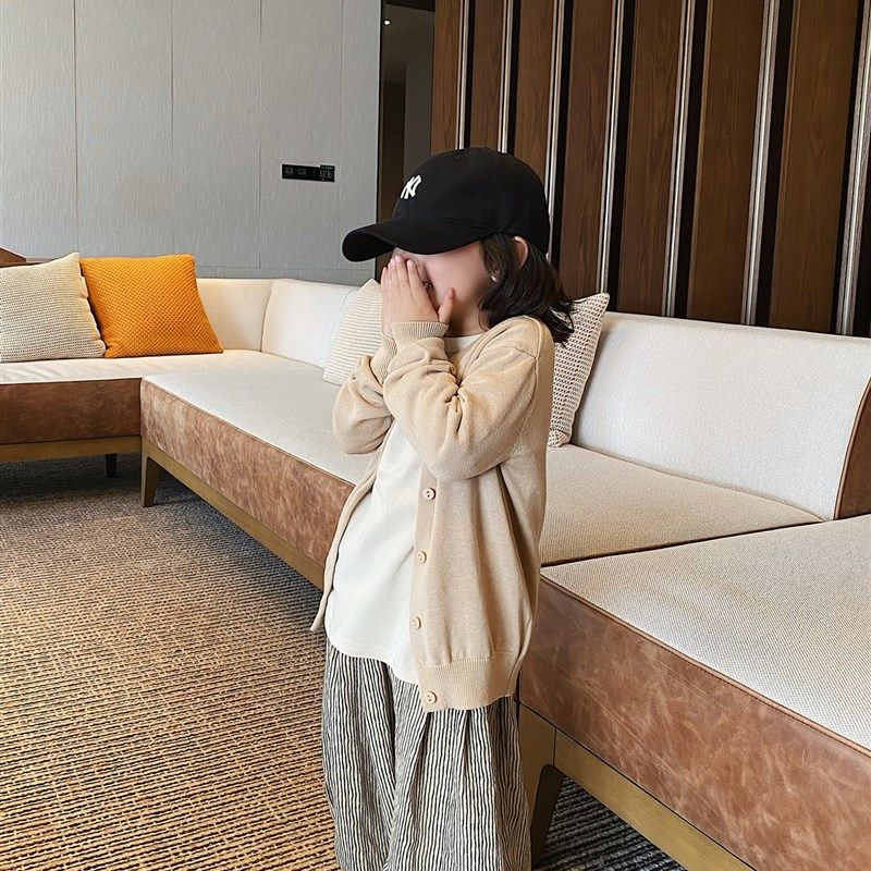 2023春秋新款男宝宝女儿童装日系复古条纹松紧腰哈伦裤宽松束口裤,童装/婴儿装/亲子装,裤子,淘宝优惠券,粉丝福利购,淘宝优惠卷