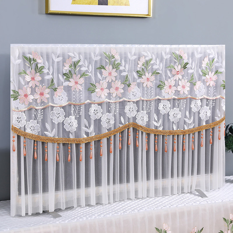 电视机防尘罩挂壁式液晶电视机罩65寸75电视柜桌布防尘盖巾全包