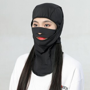 朗希迪户外滑雪头套防风面t罩骑行护脸罩加绒防寒男头巾速干女V脸