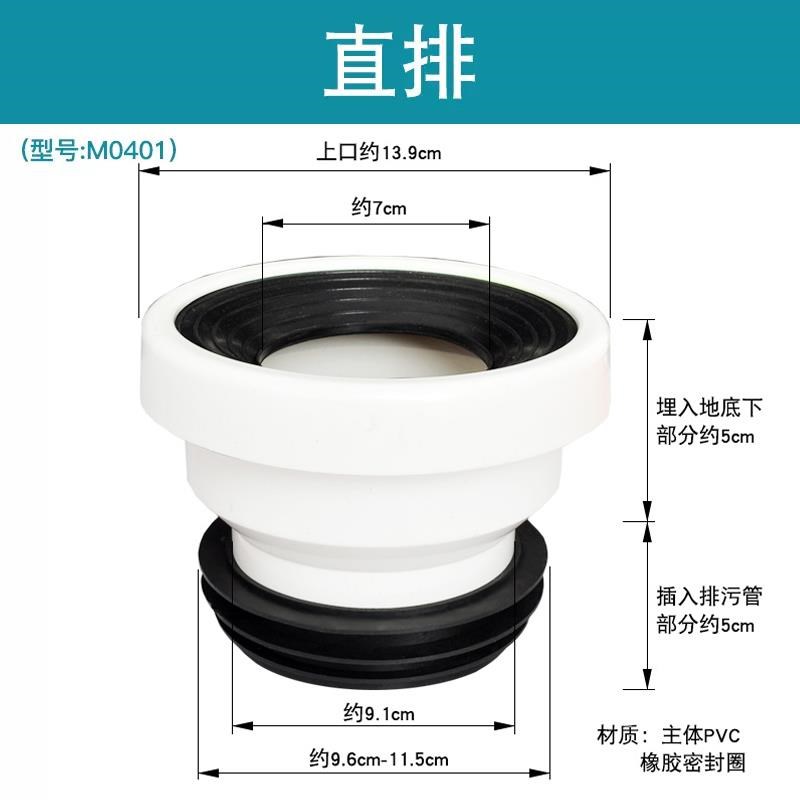 马桶移位器坐便器移位法兰PVC下水管移位神器免挖平移器10cm防堵