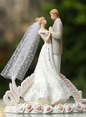 送闺蜜新婚结婚礼物情侣摆件一对创意个性浪漫高档实用情人节礼品