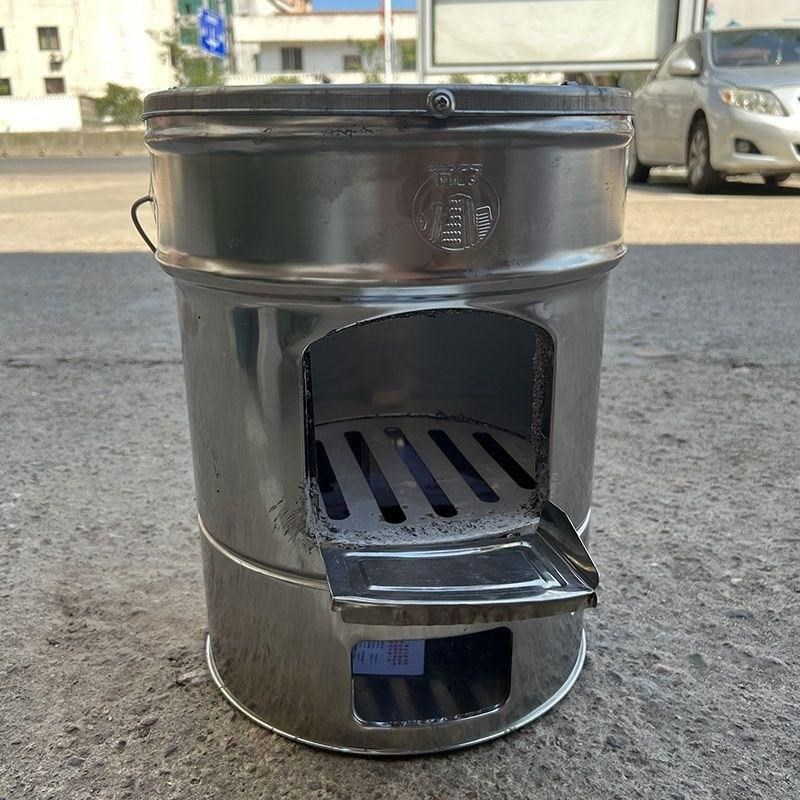 移动锅灶农村柴火灶家用可移动地锅灶台烧柴M简易大锅灶烧烤取暖