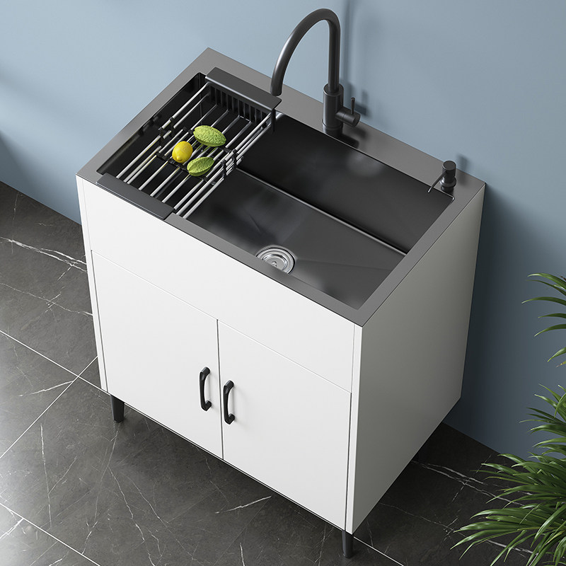 不锈钢洗衣柜洗衣池厨房洗碗洗菜池阳台水槽台盆一体洗手盆洗衣盆,家装主材,水槽套餐,淘宝优惠券,粉丝福利购,淘宝优惠卷