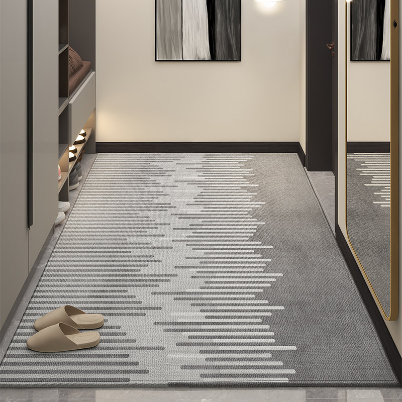 定制高端入户门地垫可裁剪门垫轻奢现代进门玄关脚垫W门口地毯家
