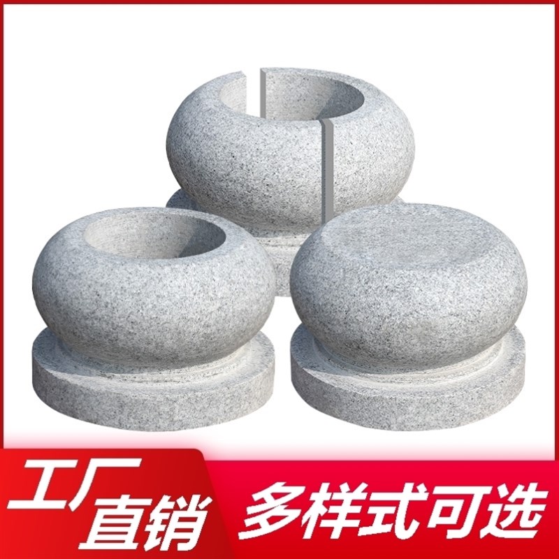 柱墩石柱脚石青石石雕包柱石柱顶石欢迎来样定制柱础石柱基石底座