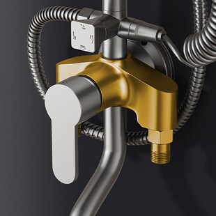 一体式明装淋浴花洒套装卫浴卫生间家用浴室水龙头沐浴喷头淋浴器