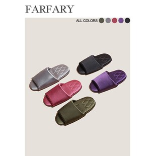 高级感轻奢日式拖鞋女室内家居情侣一对软底静音防滑防水夏季外穿