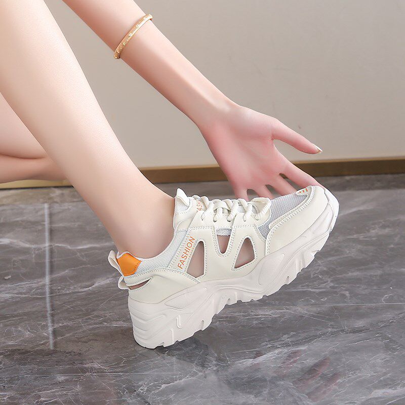 网鞋女透气网面运动鞋女夏季2w024新款镂空洞洞凉鞋女外穿老爹鞋,女鞋,时尚休闲鞋,淘宝优惠券,粉丝福利购,淘宝优惠卷
