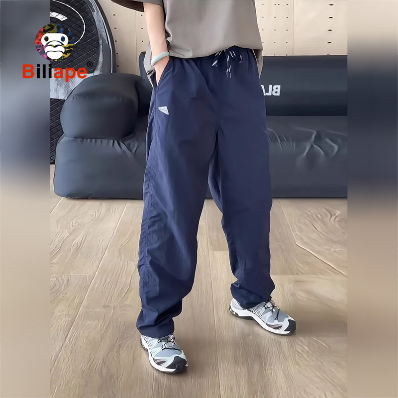 高端伞兵冲锋裤子男士2026新款夏季薄款男裤宽松休闲工作服裤男款