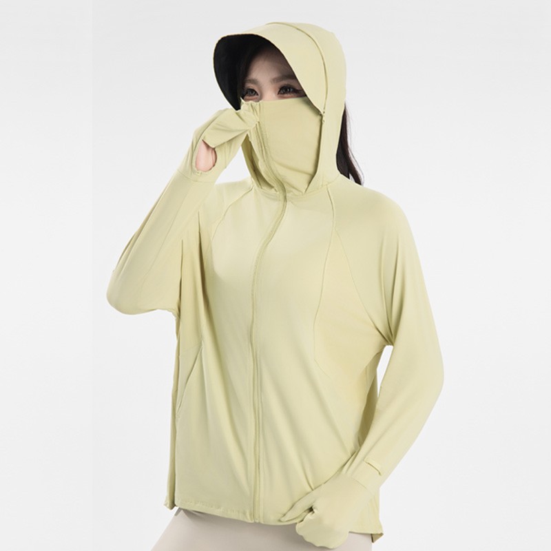 蕉下客指尖防护升级款防晒衣UPF50+户外女士连帽遮阳防晒服外套