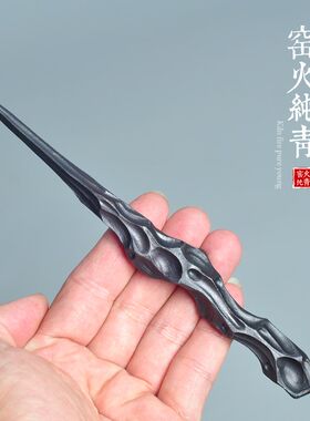 手工撬茶针茶锥黑茶饼普洱茶具配件茶刀玄K石起茶工具非大马士革
