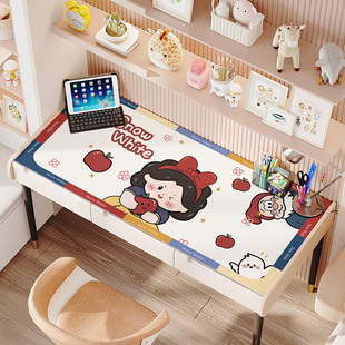 皮革学习b桌垫书桌学生卡通桌布儿童写字台垫环保电脑桌面保护垫