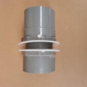 防水上下玻璃内外牙直通水箱帆布进出水管件