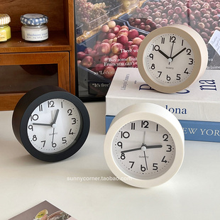 家用台式静音迷你小闹钟学生卧室桌面床头夜光电子时钟