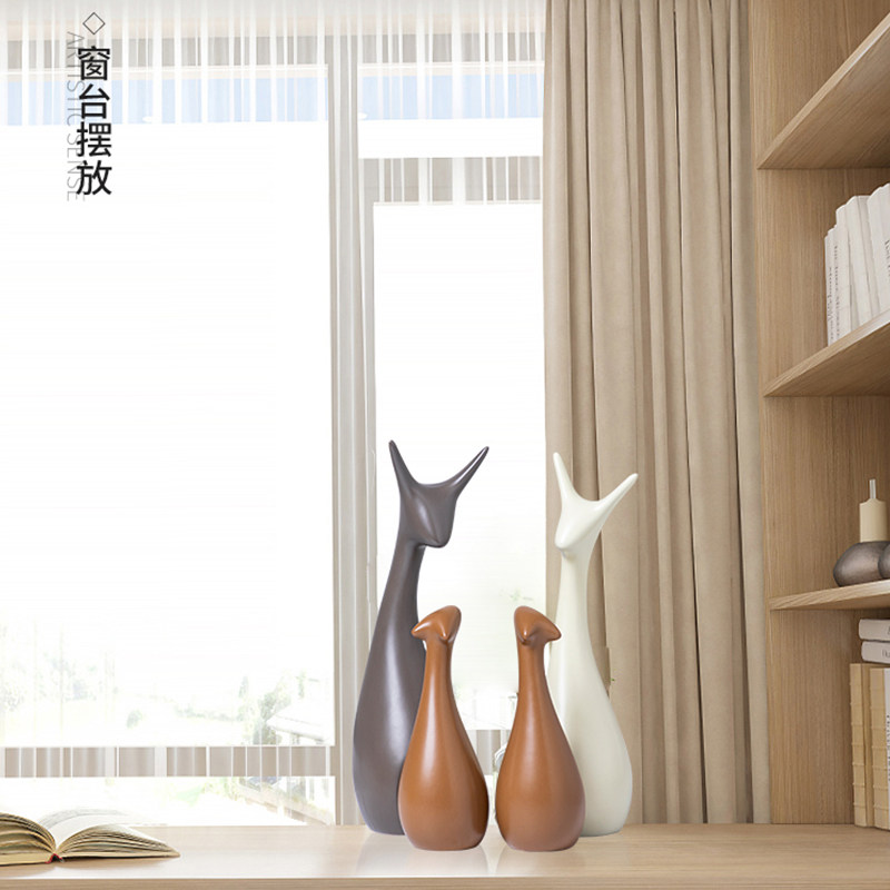 三口四口五口之家客厅陶瓷家居酒柜电视柜房间装饰品桌上摆饰,家居饰品,装饰摆件,淘宝优惠券,粉丝福利购,淘宝优惠卷