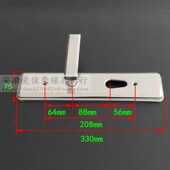 保德安老九型防撬把手 执手 归燕春天铸诚防盗门拉手