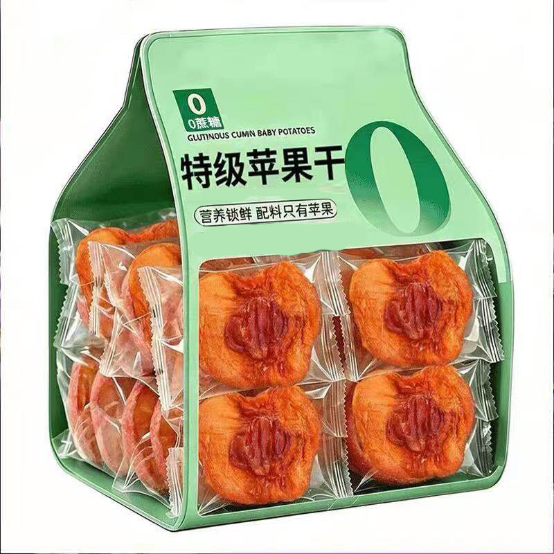 新疆阿克苏三蒸三晒倒蒸苹果干脆片软糯香甜儿童健康养生泡水零食