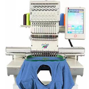 百田新款单头绣花机帽绣机多头板机加装珠子绣多金片低价2000起