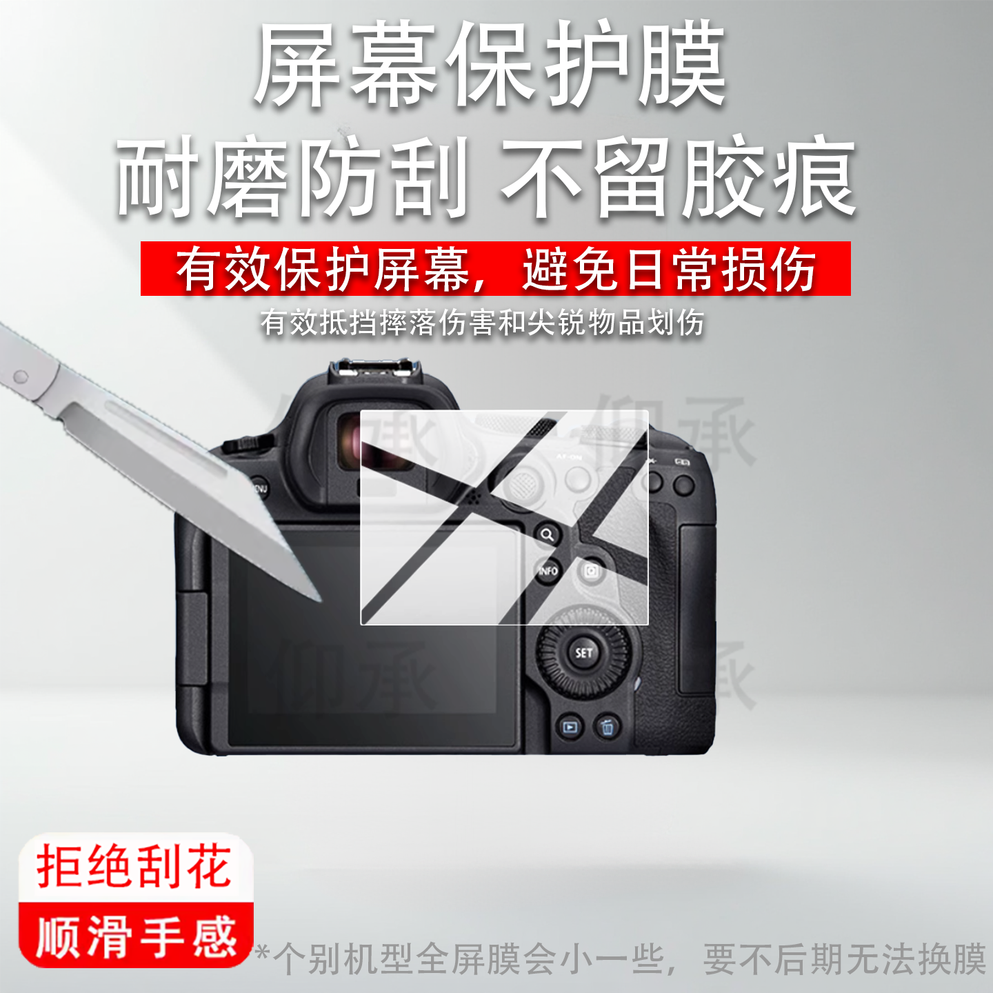 适用佳能EOS R6 Mark II相机钢化膜佳能EOS R6III数码相机贴膜佳能R62/R63照相机液晶保护膜3.0寸配件玻璃膜