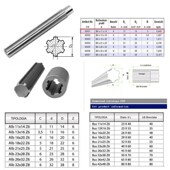 102 不锈钢定制花键轴直径22