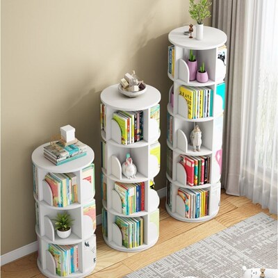 Rotate thge small bookshelf children's book shelf bookcase